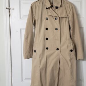 Tan Trench Coat with Belt